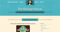 Desktop Screenshot of heritagepodcast.com